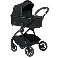 KOMBIKINDERWAGEN Verso Plus  - Schwarz, Basics, Textil (86/62,5/108cm) - Hartan