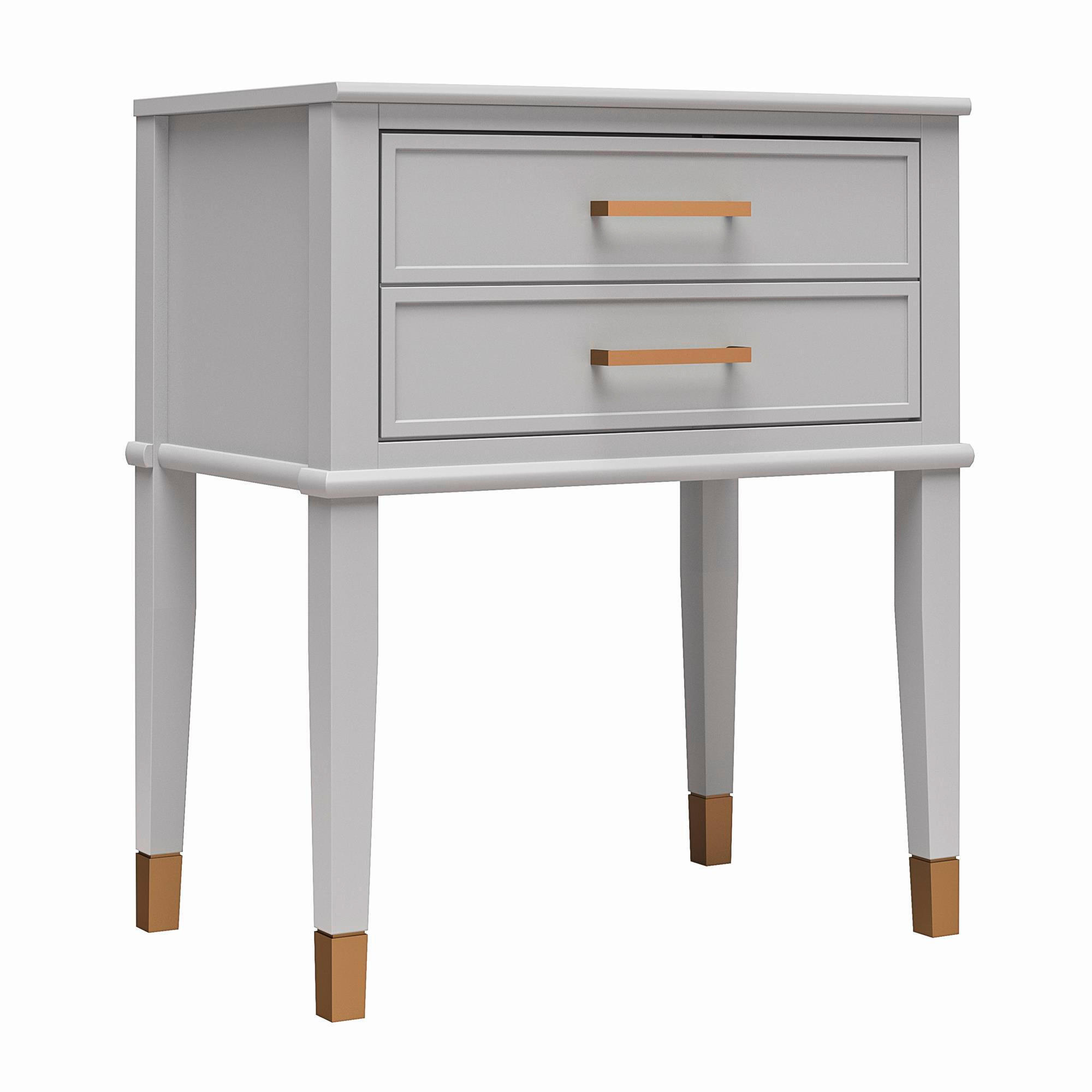 BEISTELLTISCH 60/40/72 cm Grau - Goldfarben/Grau, Design, Holzwerkstoff/Metall (60/40/72cm) - MID.YOU
