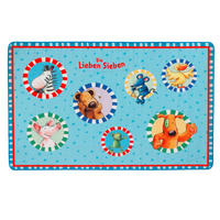 KINDERTEPPICH 100/160 cm Die Lieben Sieben  - Multicolor, Trend, Kunststoff/Textil (100/160cm)