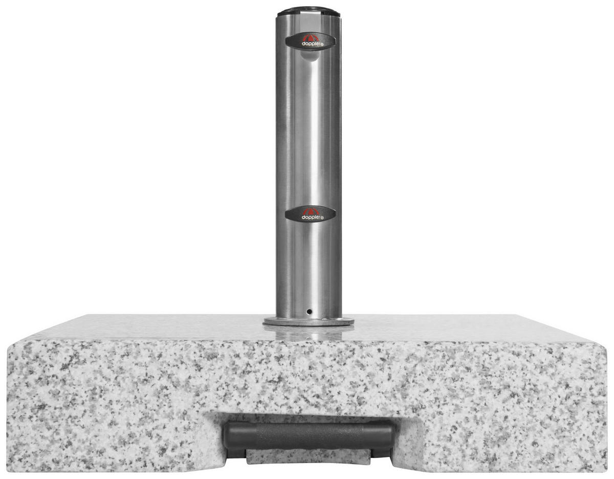 SONNENSCHIRMSTÄNDER Granit Grau  - Grau, Basics, Stein (50/11/50cm) - Doppler