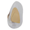 LED-WANDLEUCHTE - Klar/Weiss, Design, Glas/Metall (20,3/31,5cm) - Globo