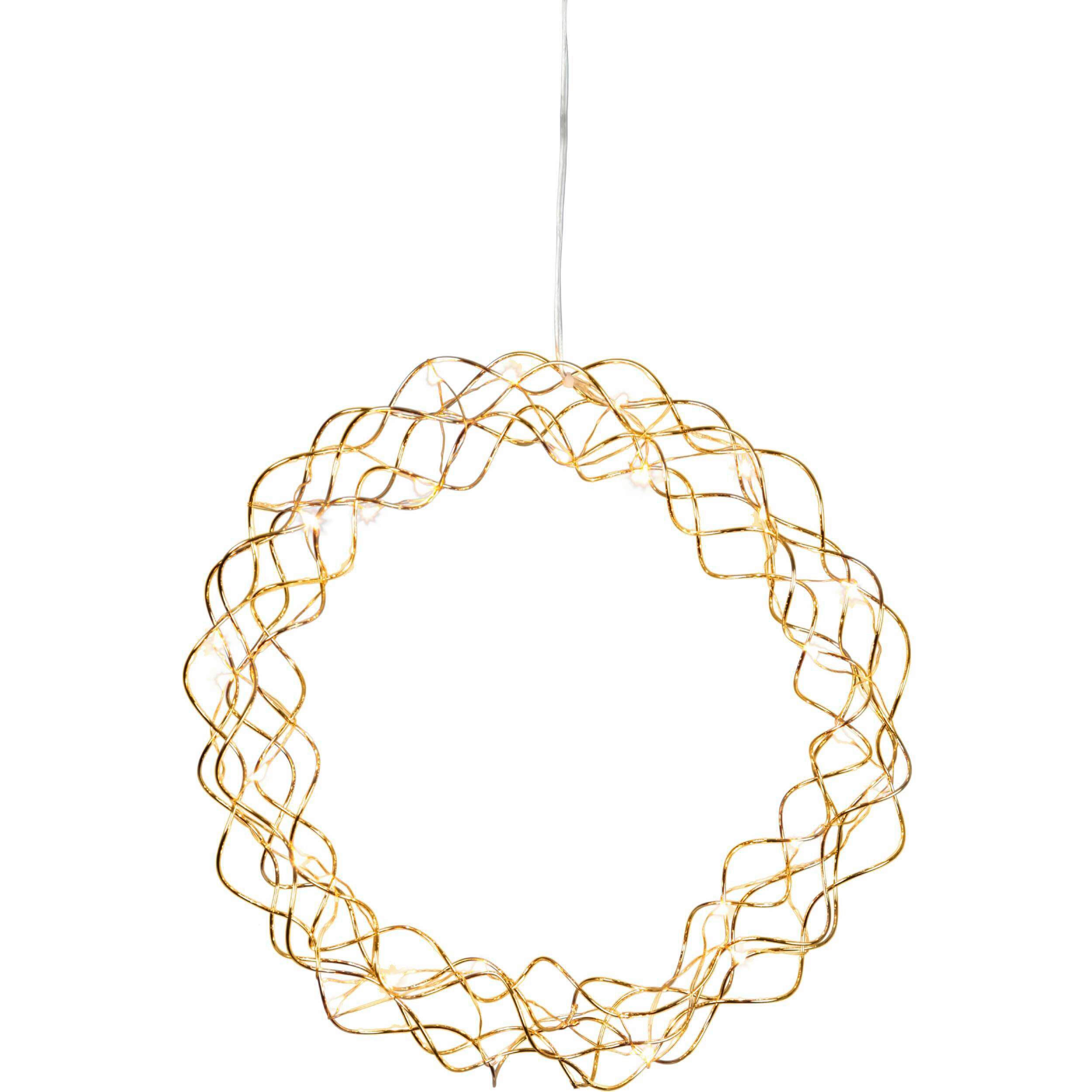 LED-DEKOLEUCHTE 60 cm  - Transparent/Messingfarben, Basics, Metall (60cm) - Eglo