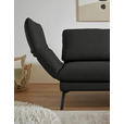 ECKSOFA  in Flachgewebe Anthrazit  255-365/175-224 cm  - Anthrazit/Schwarz, Design, Textil/Metall (255-365/175-224cm) - Dieter Knoll