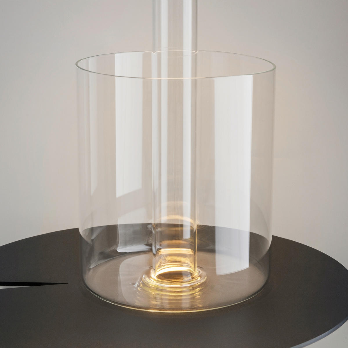AKKU-TISCHLEUCHTE AI Collaboration 12/34,8 cm   - Transparent/Weiß, Design, Glas/Metall (12/34,8cm) - MAYTONI
