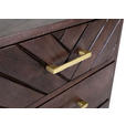 KOMMODE in 45/60/33 cm - Goldfarben/Braun, Trend, Holz/Metall (45/60/33cm) - Landscape