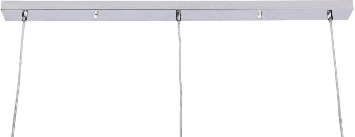 HÄNGLAMPA 95/25/150 cm  - vit, Trend, metall/glas (95/25/150cm) - Novel