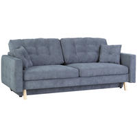 BÄDDSOFFA i flatväv antracit  - antracit/naturfärgad, Design, textil (225/70/98cm) - Livetastic