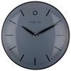 WANDUHR Schwarz 30/30/4,3 cm  - Schwarz, Basics, Glas/Metall (30/30/4,3cm) - Nextime