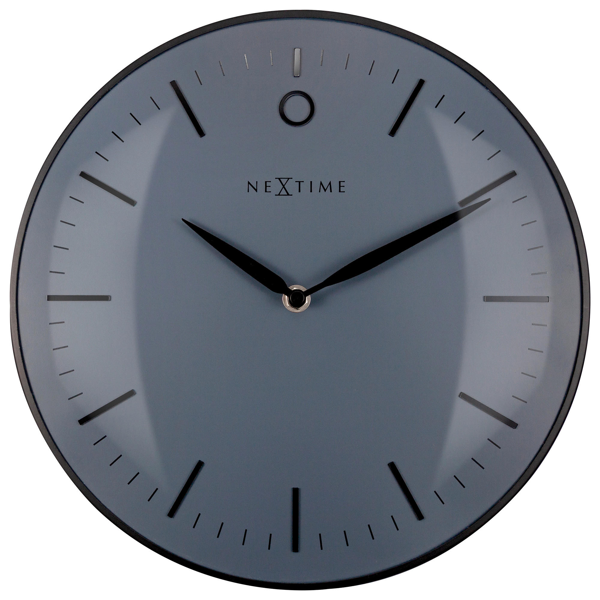 Nextime Wanduhr Schwarz 30x30x4.3 cm