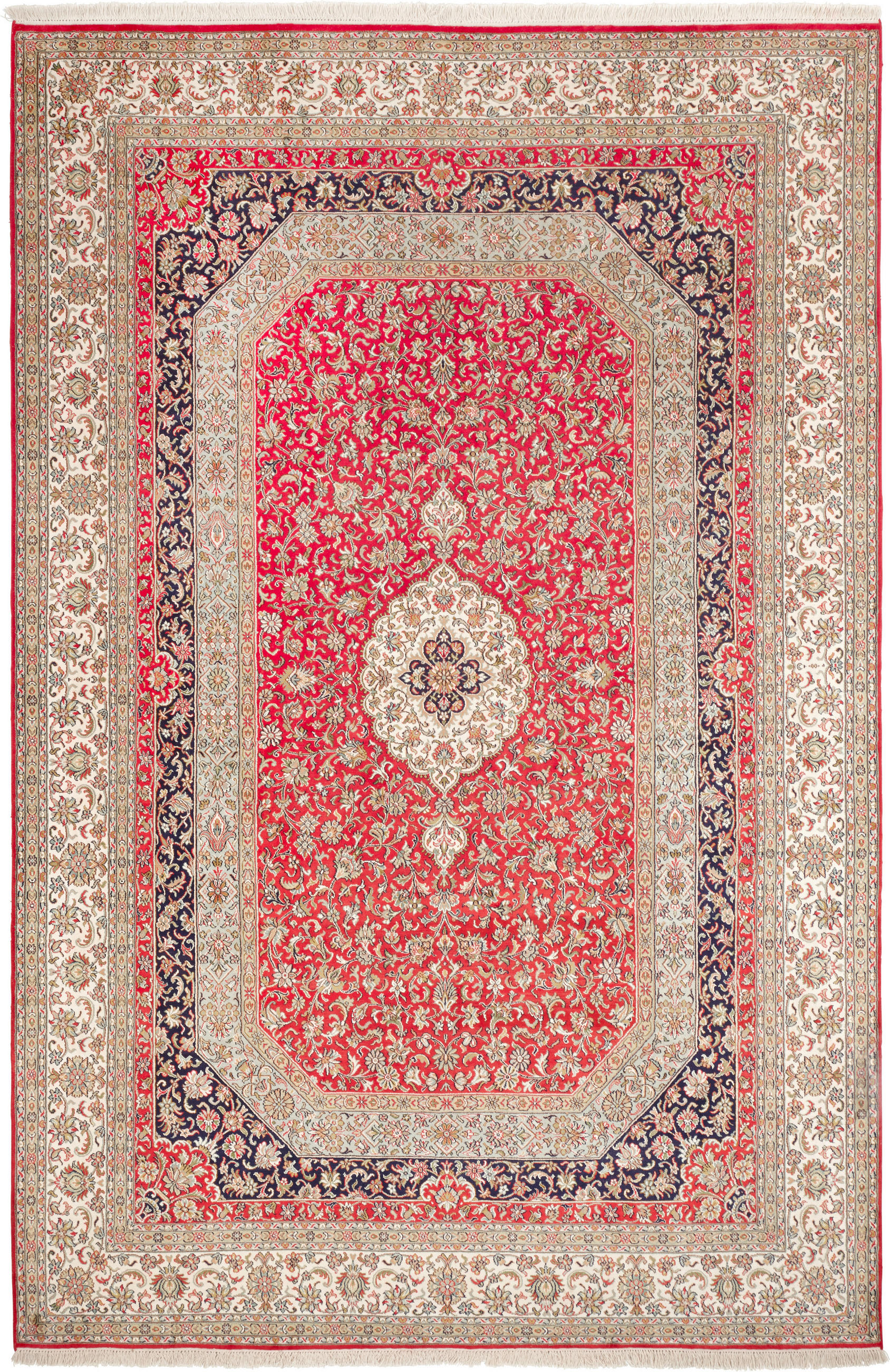ORIENTTEPPICH 250/250 cm Kashmir Multicolor  - Multicolor, KONVENTIONELL, Textil (250/250cm) - Cazaris