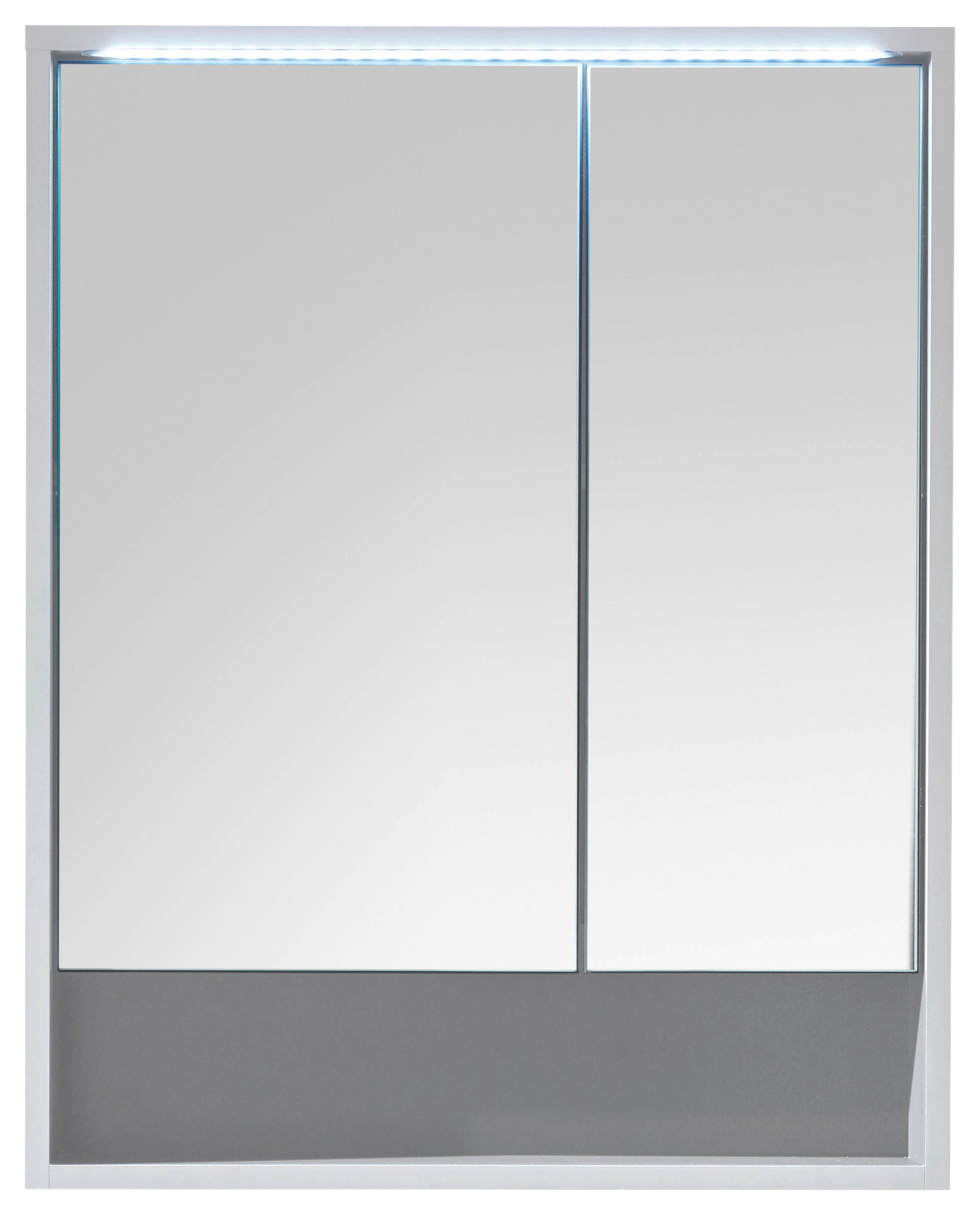 MID.YOU ZRCADLOVÁ SKŘÍŇKA, bílá, 60/75/20 cm