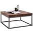 COUCHTISCH in Holz, Metall - Silberfarben/Akaziefarben, LIFESTYLE, Holz/Metall (80/40/80cm) - Landscape COUCHTISCH in Holz, Metall - Silberfarben/Akaziefarben, LIFESTYLE, Holz/Metall (80/40/80cm) - Landscape