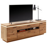 LOWBOARD  in 210/68/50 cm  - Eichefarben/Anthrazit, Natur, Holz/Holzwerkstoff (210/68/50cm) - Linea Natura