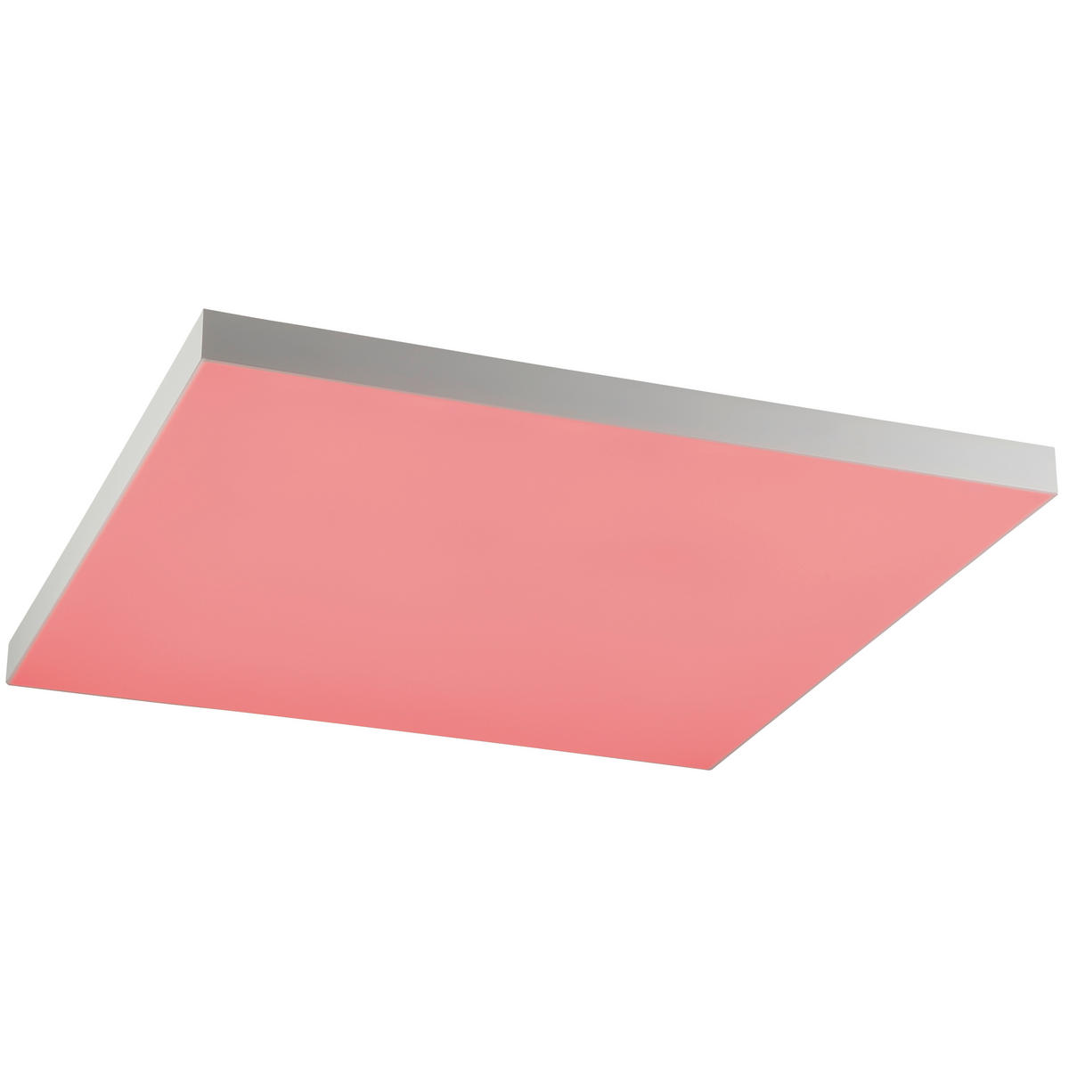 LED-DECKENLEUCHTE 60/60/5 cm    - Weiß, Design, Kunststoff/Metall (60/60/5cm)