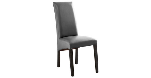 STUHL  in Lederlook Textil  - Buche Kolonial/Grau, KONVENTIONELL, Holz/Textil (47/102/57cm) - Carryhome
