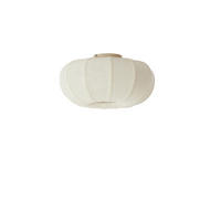 DECKENLEUCHTE ZODIA   - Creme, Design, Kunststoff/Textil (40/21.5/40cm) - Light & Living