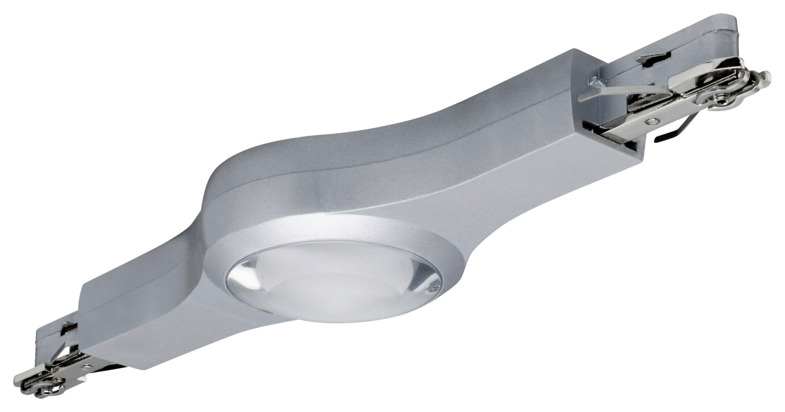 SCHIENENSYSTEM-VERBINDER URail  - Chromfarben, Design, Metall (22,5/2,7/5,7cm) - Paulmann