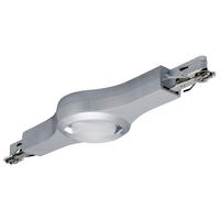 SCHIENENSYSTEM-VERBINDER URail  - Chromfarben, Design, Metall (22,5/2,7/5,7cm) - Paulmann