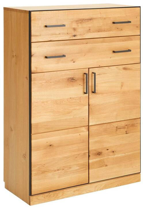 HIGHBOARD  in 86/122/40 cm  - Eichefarben/Anthrazit, Natur, Holz/Holzwerkstoff (86/122/40cm) - Linea Natura