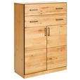 HIGHBOARD 86/122/40 cm  - Eichefarben/Anthrazit, Natur, Holz/Holzwerkstoff (86/122/40cm) - Linea Natura