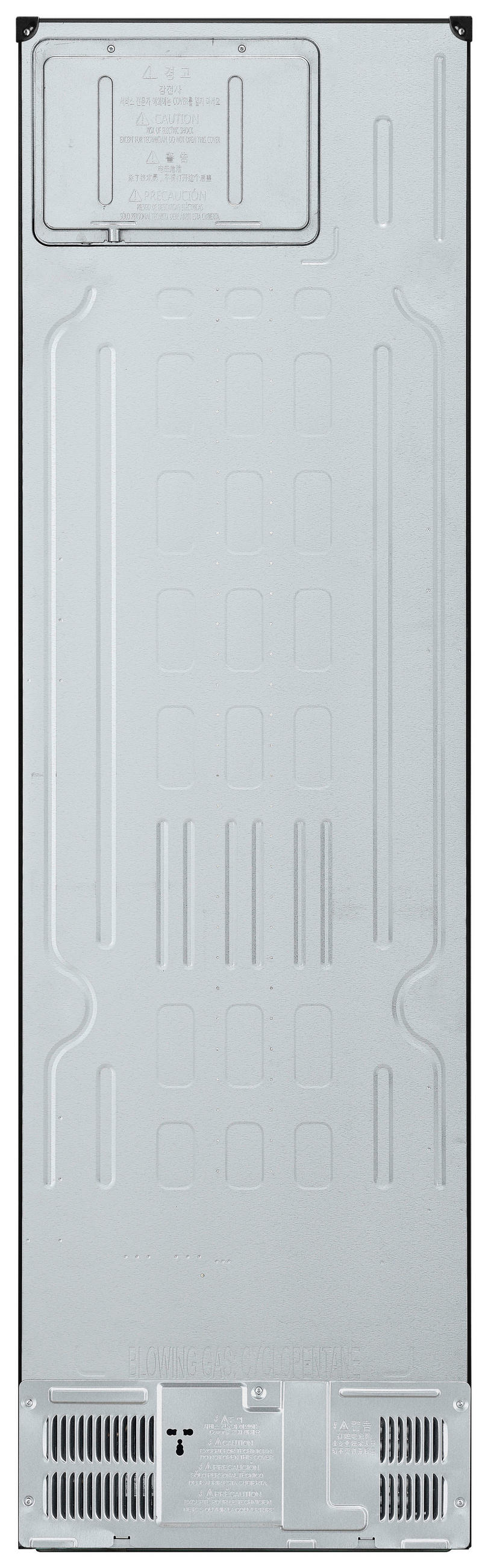 KÜHL-GEFRIER-KOMBINATION GBV7280AEV  - Schwarz, Basics, Glas/Kunststoff (59.5/203/67.5cm) - LG