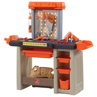 KINDERWERKBANK - Beige/Orange, KONVENTIONELL, Kunststoff (92,1/89,9/33cm) - Ambia Garden