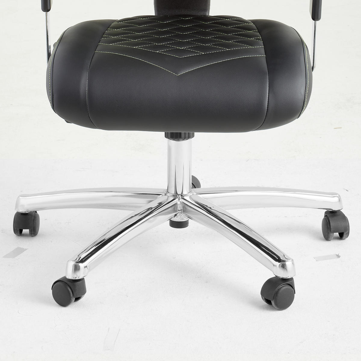 GAMINGSTUHL Grün, Schwarz Kunststoff, Textil   - Chromfarben/Schwarz, Design, Kunststoff/Textil (47,5/99-127/44cm) - Dieter Knoll