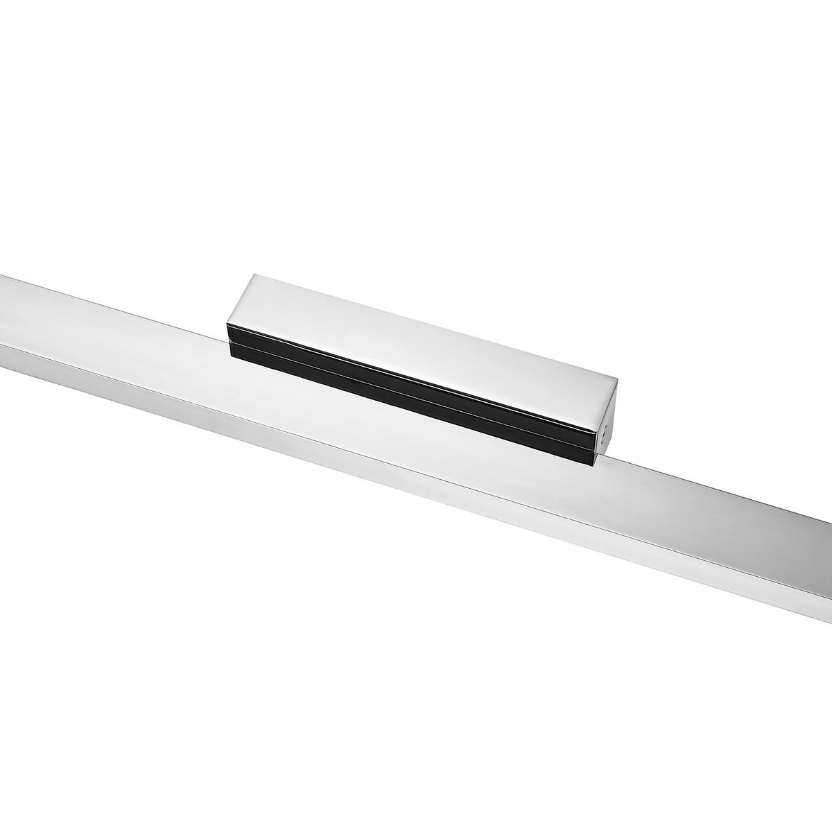LED-WANDLEUCHTE Aurora 120/5/7 cm   - Alufarben, Basics, Kunststoff/Metall (120/5/7cm) - Novel