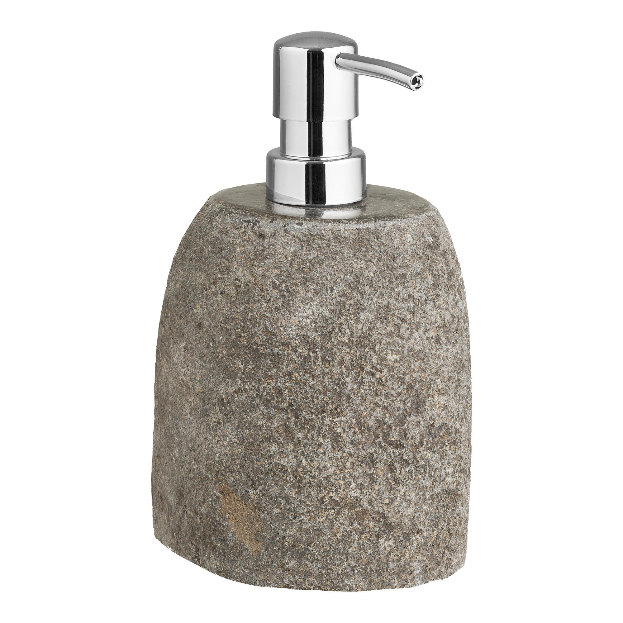 SEIFENSPENDER Kunststoff, Stein  - Grau, Basics, Kunststoff/Stein (8/11/18cm)
