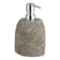 SEIFENSPENDER Kunststoff, Stein  - Grau, Basics, Kunststoff/Stein (8/11/18cm)