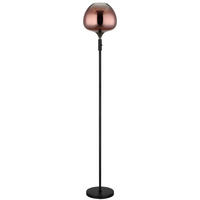 STEHLEUCHTE - Klar/Chromfarben, Basics, Glas/Metall (29/165cm) - Globo