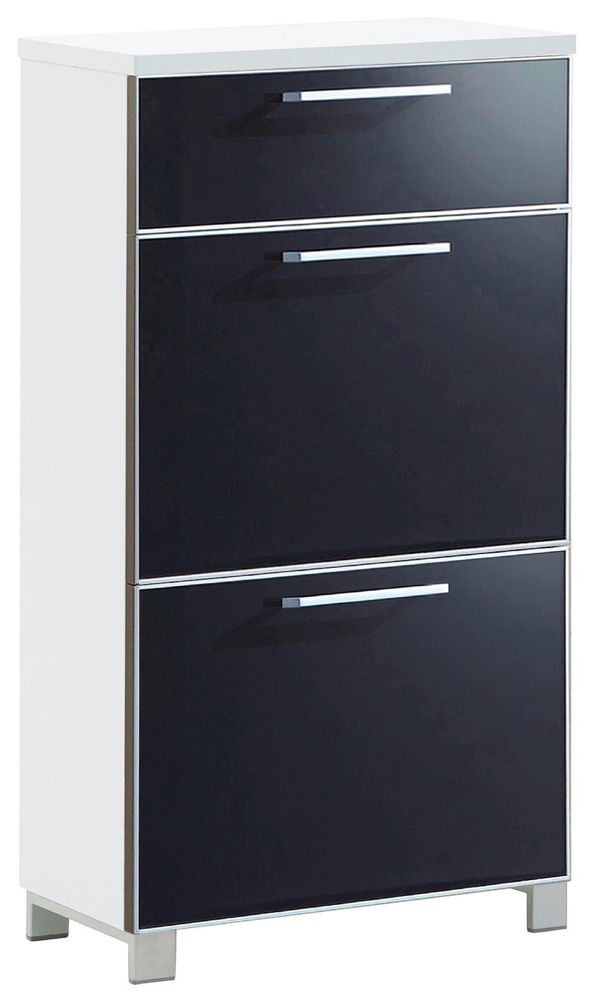 GARDEROBE 6-teilig  in 245/195/40 cm  - Taupe/Anthrazit, Design, Glas/Holzwerkstoff (245/195/40cm)