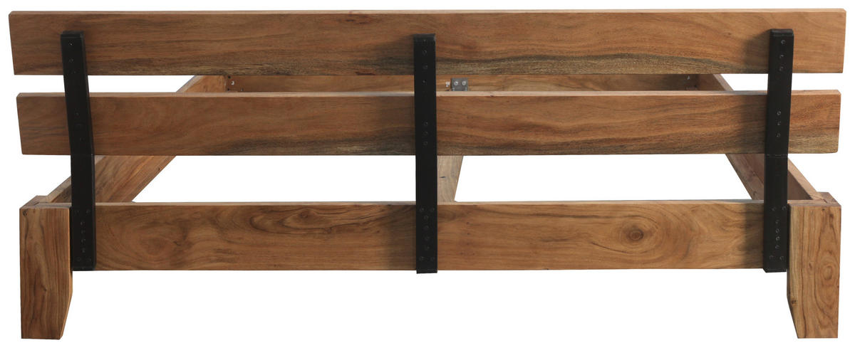 BETT 180/200 cm  in Akaziefarben  - Akaziefarben, MODERN, Holz (180/200cm) - MID.YOU