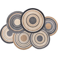 FLACHWEBETEPPICH 140/200 cm Cosmic Colour Naturfarben  - Naturfarben, KONVENTIONELL, Kunststoff/Textil (140/200cm) - wash+dry