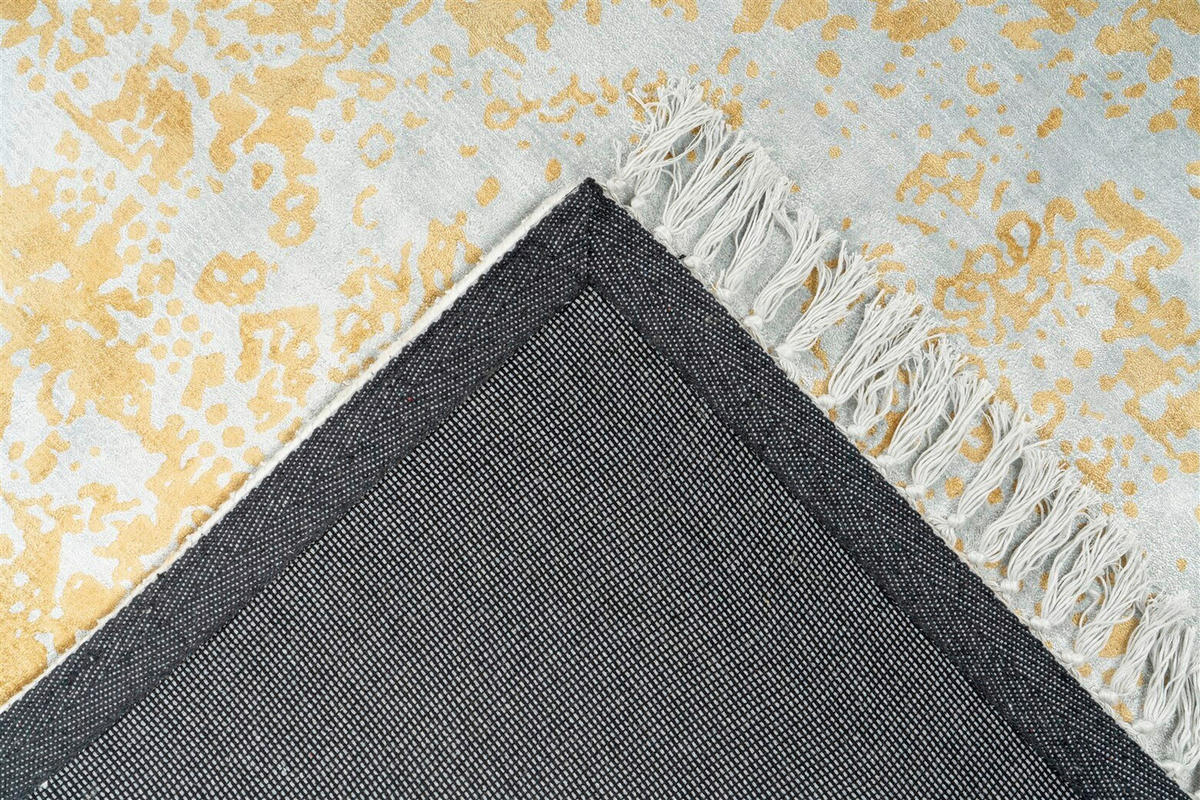 Covor Vintage Dolce Vita  - auriu/gri, Basics, textil (160/230cm) - Kayoom