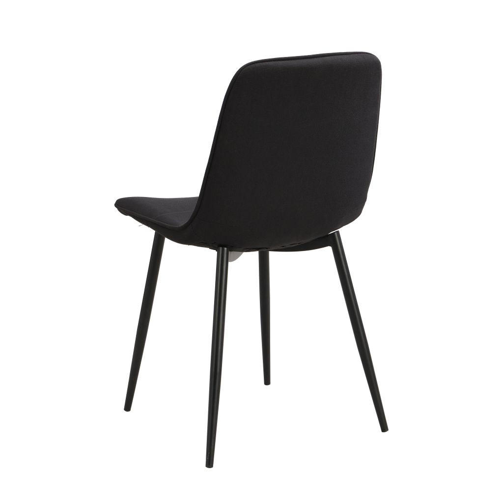 STOLICA  crna  metal, tekstil      - crna, Moderno, metal/tekstil (47/84/52cm) - Boxxx