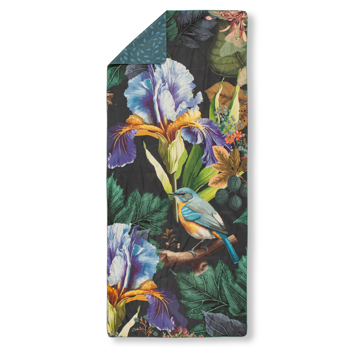 SPORTHANDTUCH 75/180 cm Descanso Anthrazit, Multicolor  - Anthrazit/Multicolor, Design, Textil (75/180cm)