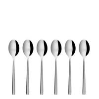 SADA PRÍBOROV, ušľachtilá oceľ, 6-dielne - Modern, kov - Sola