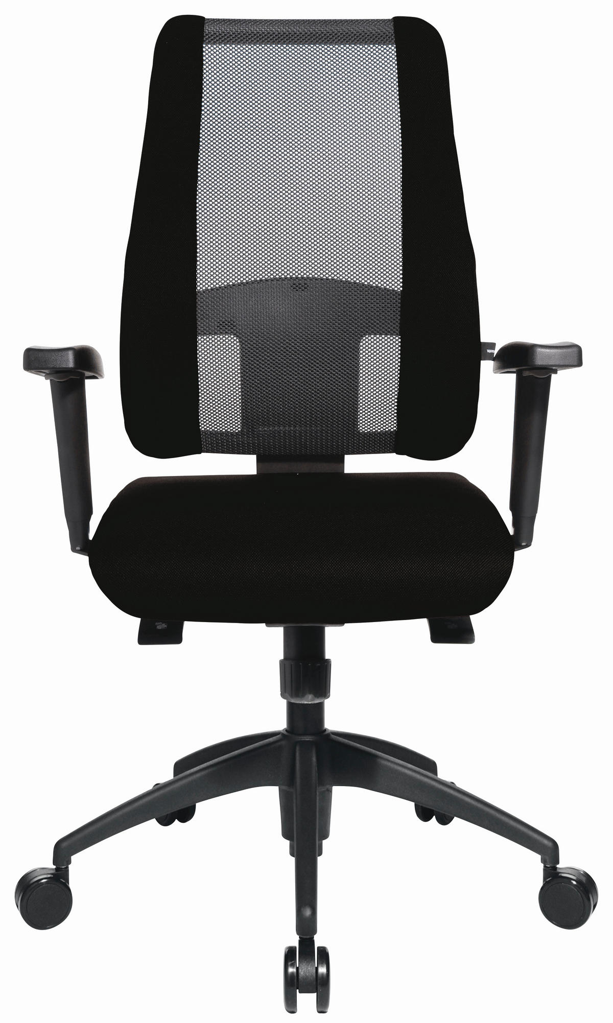 DREHSTUHL  in Netzbespannung Schwarz  - Schwarz, Design, Kunststoff/Textil (48/103-118/42cm) - Topstar