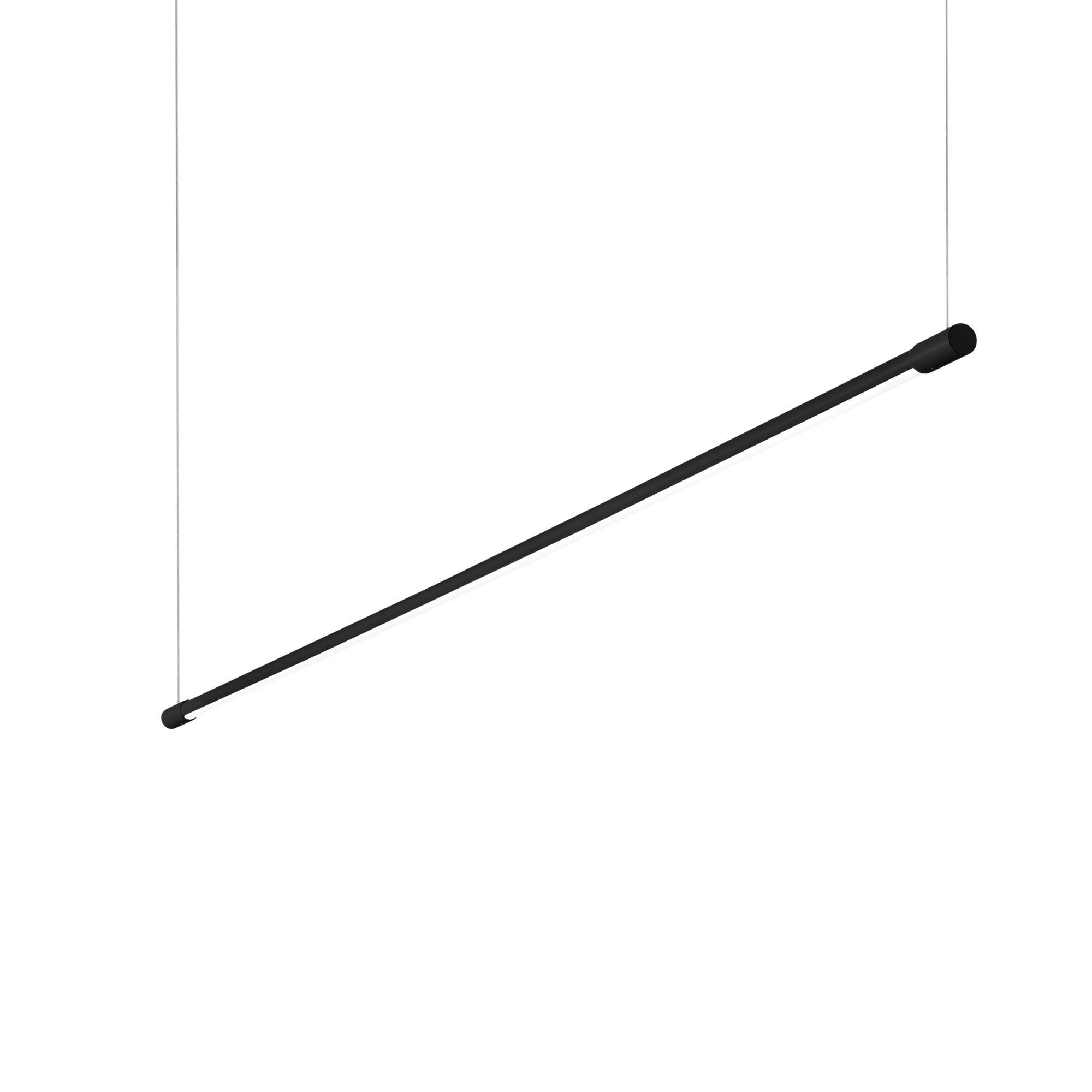 HÄNGELEUCHTE 146/2/27-212 cm  - Schwarz, Design, Kunststoff/Metall (146/2/27-212cm) - Ideal Lux