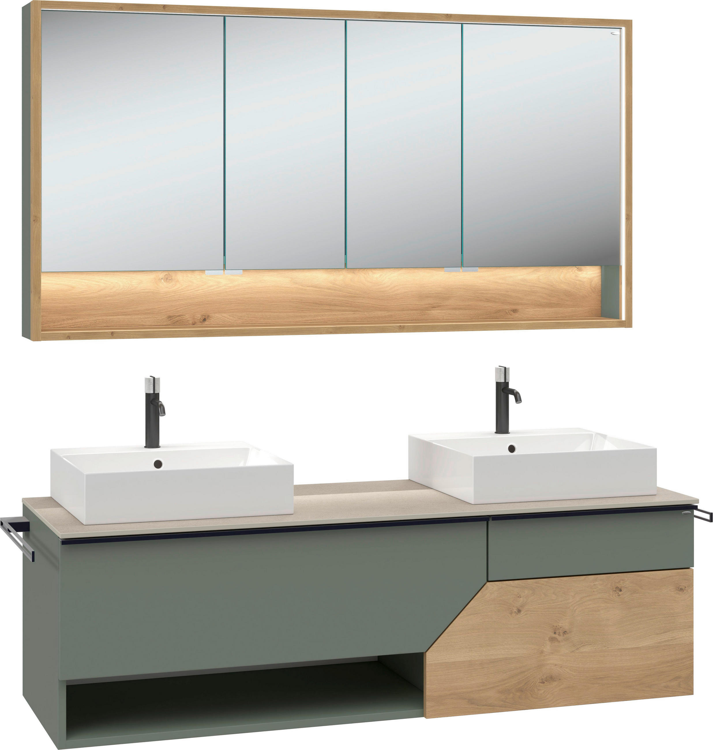 Voglauer Badezimmer Lynovo Eiche, 160.4 cm
