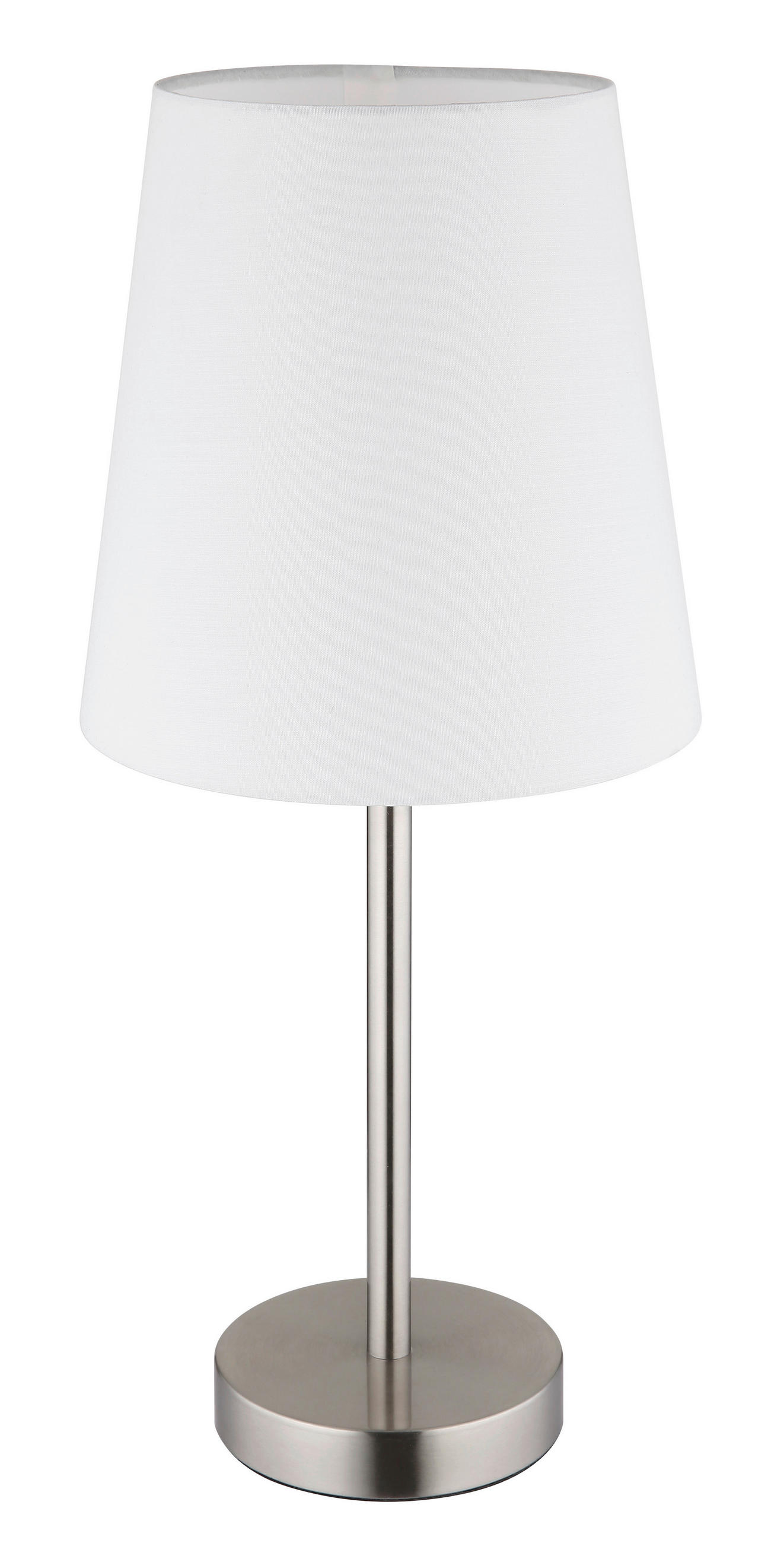 TISCHLEUCHTE JORIS 20/45 cm   - Schwarz/Weiß, KONVENTIONELL, Kunststoff/Textil (20/45cm) - Globo