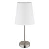 TISCHLEUCHTE 20/45 cm   - Schwarz/Weiß, KONVENTIONELL, Kunststoff/Textil (20/45cm) - Globo