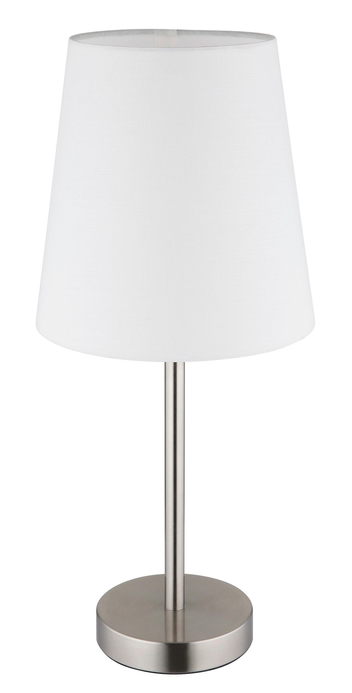 TISCHLEUCHTE 20/45 cm   - Schwarz/Weiß, KONVENTIONELL, Kunststoff/Textil (20/45cm) - Globo