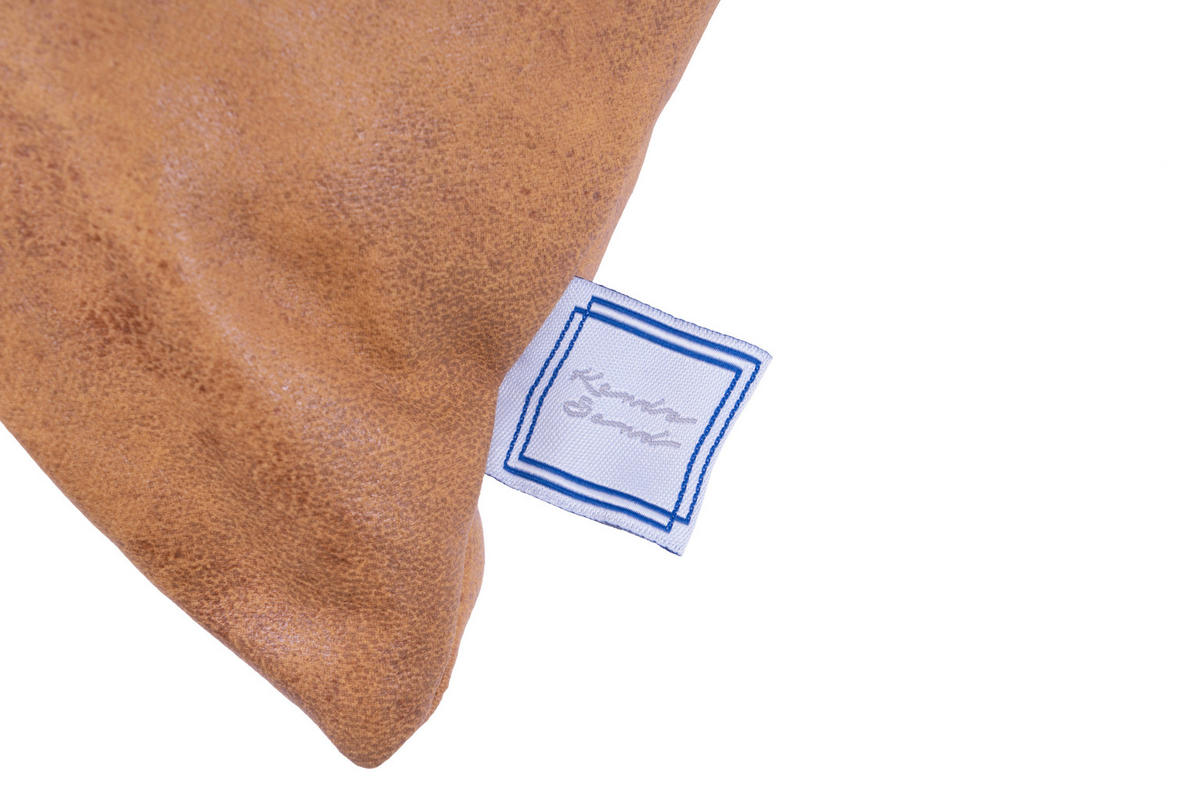 ZIERKISSENSET 2-teilig 30x45/50x45 cm  - Terracotta/Cappuccino, KONVENTIONELL, Textil (30x45/50x45cm)