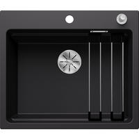 SPÜLE 525889  - Schwarz, Basics, Stein (60/22/51cm) - Blanco