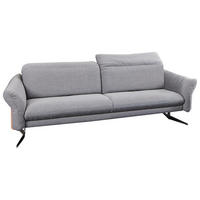 2,5-SITZER in Webstoff Grau  - Anthrazit/Grau, Design, Holz/Textil (193/81/107cm) - Himolla