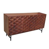 SIDEBOARD  in 160/80/40 cm  - Schwarz/Braun, KONVENTIONELL, Holz/Kunststoff (160/80/40cm) - Livetastic
