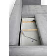 ECKSOFA  in Chenille Hellgrau  285/200 cm  - Hellgrau/Schwarz, MODERN, Textil/Metall (285/200cm) - Carryhome