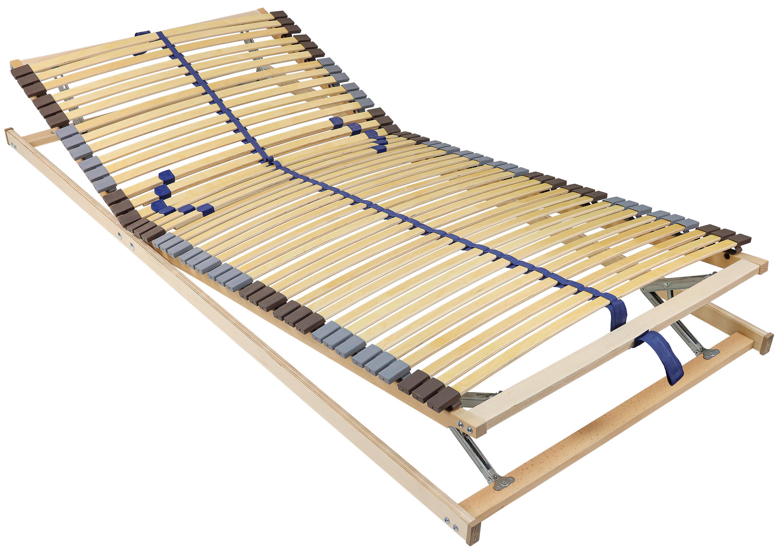 LATTENROST 80/200 cm Kopfteil, Fußteil verstellbar, Birke, Buche  - Naturfarben, Basics, Holz (80/200cm) - Sembella